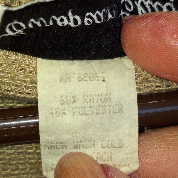 European Club LTD. Vest Plus Sz 20 Woven Fabric Button Down Beige P2P 23" L 31" - Picture 9 of 9